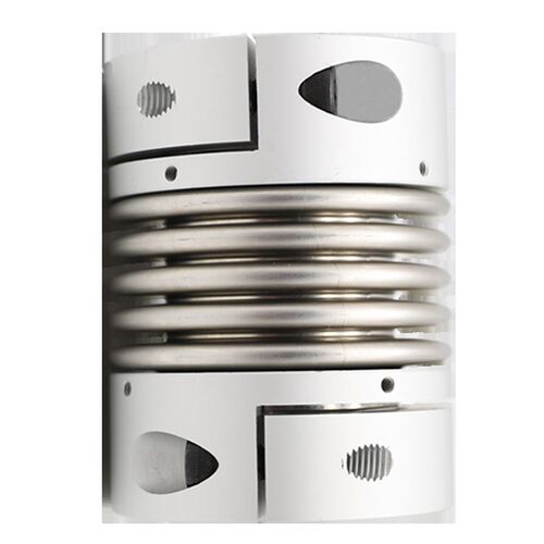 铝合金波纹管联轴器不锈钢弹性编码器电机丝杆大扭矩连轴器带键槽