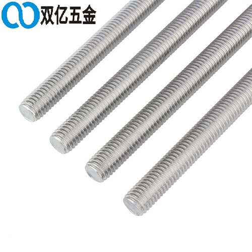304不锈钢牙条全牙丝杆通丝螺杆牙棒M2.5M4M5M6M8M10M12M14M30M36
