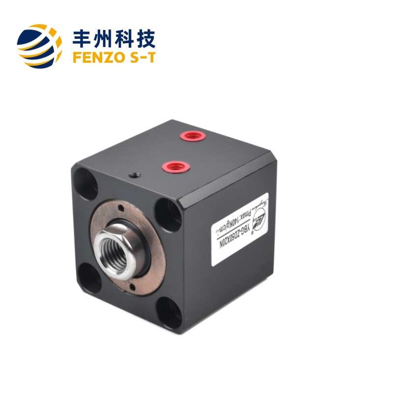 油缸单或双轴配管式薄型缸YBG-ZD液压推拉式外接管气缸直线夹紧器