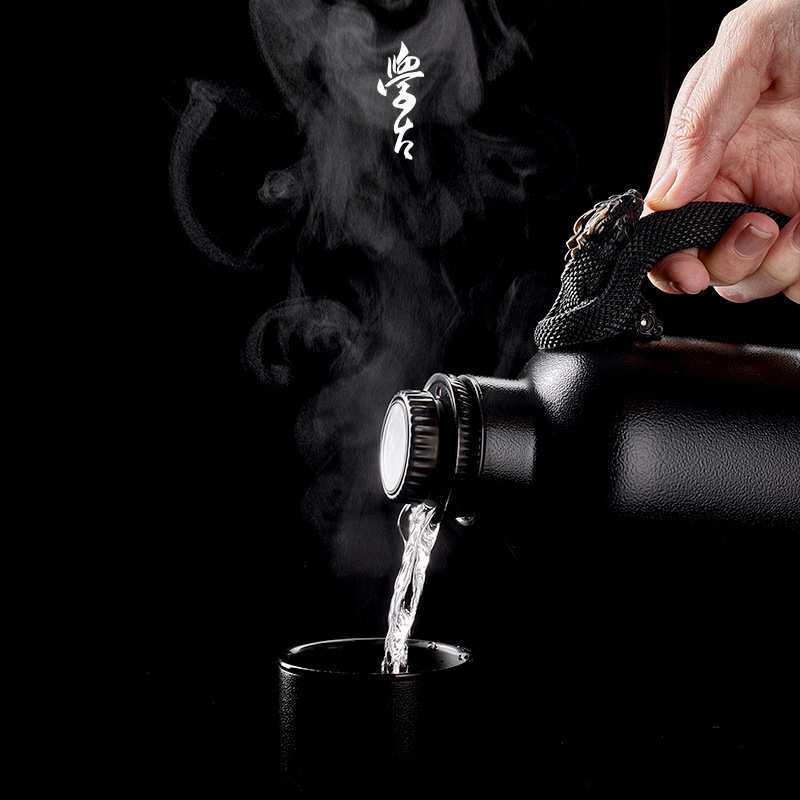 学古x无垠|2025乙巳蛇年限定新品传家壶迷你·金鳞/墨麟 保温壶