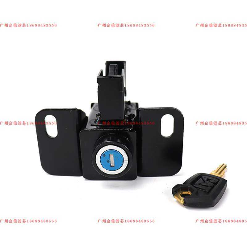 挖掘机卡特CAT后盖锁305 305.5E 306 307 308E2边门锁侧门盖配件