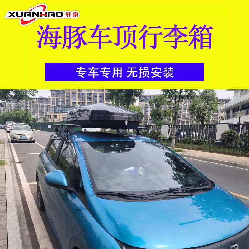 适用比亚迪海豚ev汉EV新能源车顶行李箱架专用虎爪横杆车载免打孔