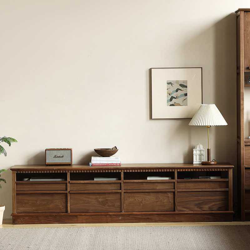 北美黑胡桃木全实木电视柜客厅骨格线边柜复古风多抽屉储物电视柜,农机/农具/农膜,其它农用工具,淘宝优惠券,粉丝福利购,淘宝优惠卷