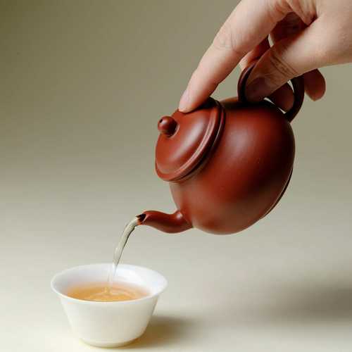 束刻 宜兴朱泥紫砂壶纯手工复古梨形壶家用功夫新具中式泡茶壶