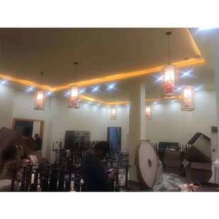 库克群岛关岛新喀里多尼亚日式灯笼榻榻米火锅店竹艺灯具日式竹灯