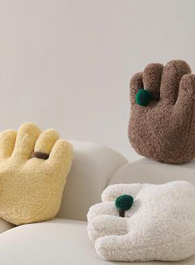 新品Marry Me异形手掌抱枕含芯创意感家居靠垫趣味柔软沙发抱枕