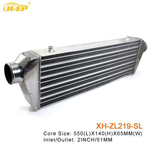 汽车中冷器通用550x140x65MM-51MM进气改装散热l冷却器铝制管式