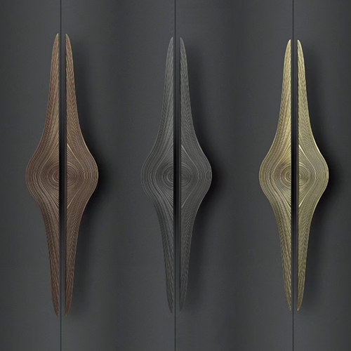 酒店中式仿古包厢k大门把手不锈钢玻璃门拉手古铜实木门门把手定