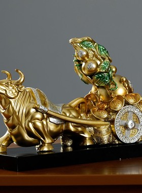 酒柜装饰品摆件家居饰品招财牛电视柜客厅办公室装V饰品摆设工艺