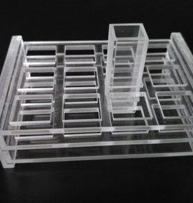 比色皿定制/10架 /72/40mm1/30 501架子可石英有机玻璃比色皿7520