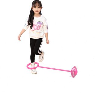 儿童转圈圈套脚上的套在脚踝的脚圈跳跳球环套单腿大人用甩甩脚球