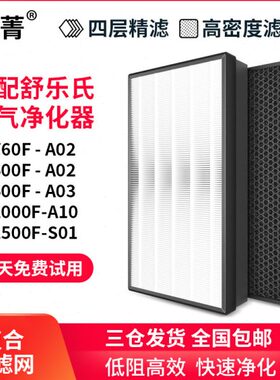 /0J7乐10JKF-600A1滤网2F-K0000AA3适配舒F-JK60氏空气净化器滤芯