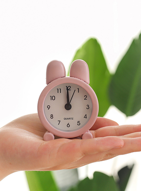 闹钟小巧 minim创意学生可爱卡通床头钟个性闹铃迷你简约时钟
