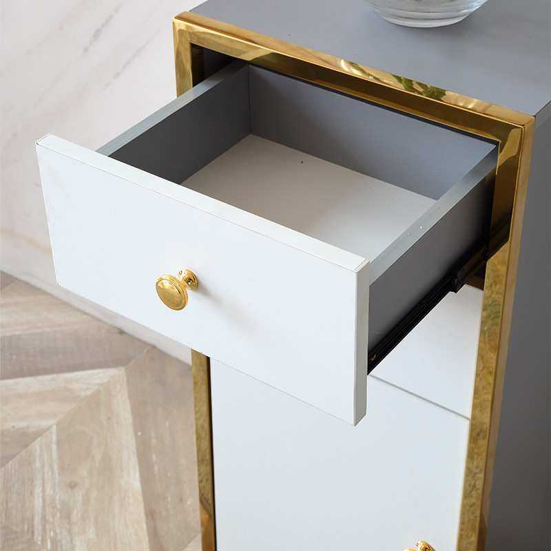 理发工具柜发廊专用储物不锈钢剪发柜子工具台置物架美发店工具柜