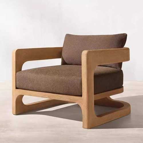 柚木户外沙发花园露台庭院防水晒室外防腐木酒店外摆茶几家具组合