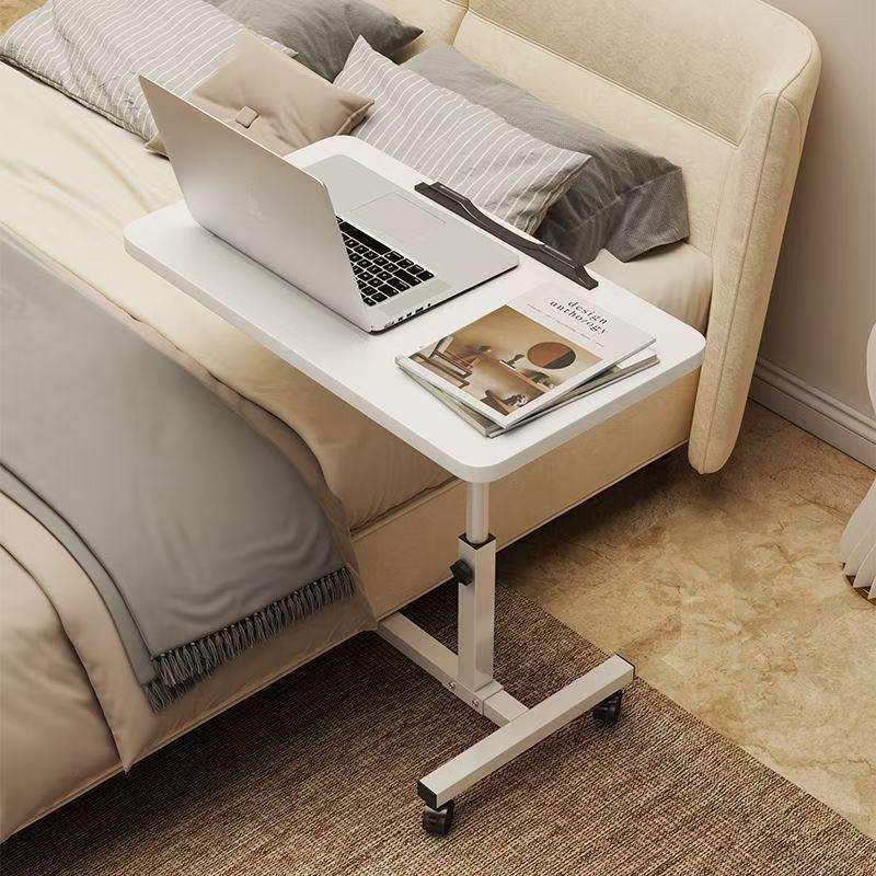 简易办公电脑桌宿舍床边桌可移动折叠升降床边桌子学生专用电脑桌
