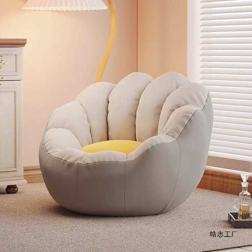 懒人沙发可睡可躺单人躺椅榻榻米懒人椅网红豆袋沙发椅卧室小沙发