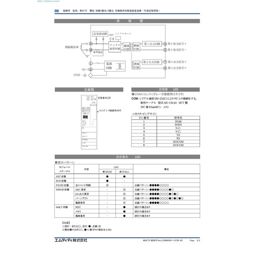 MS3772-D-P16  热电阻温度变送器 原厂  规格单价货期另议