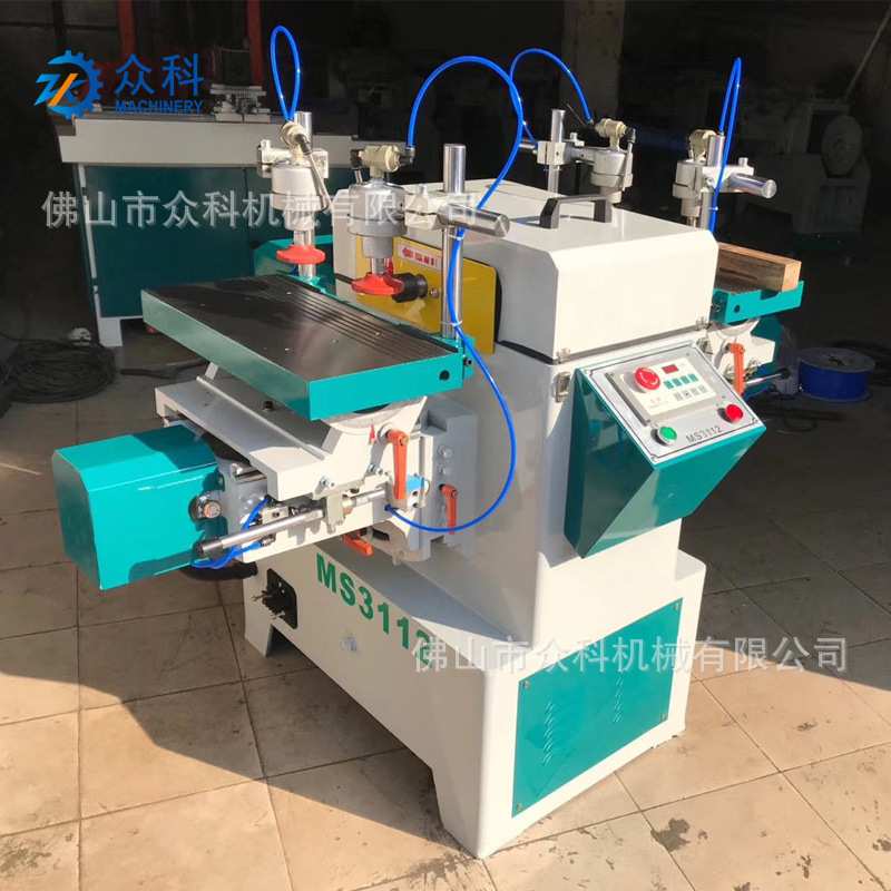 卧式双端榫槽机 MS3112木工出榫机 自动双端铣槽机