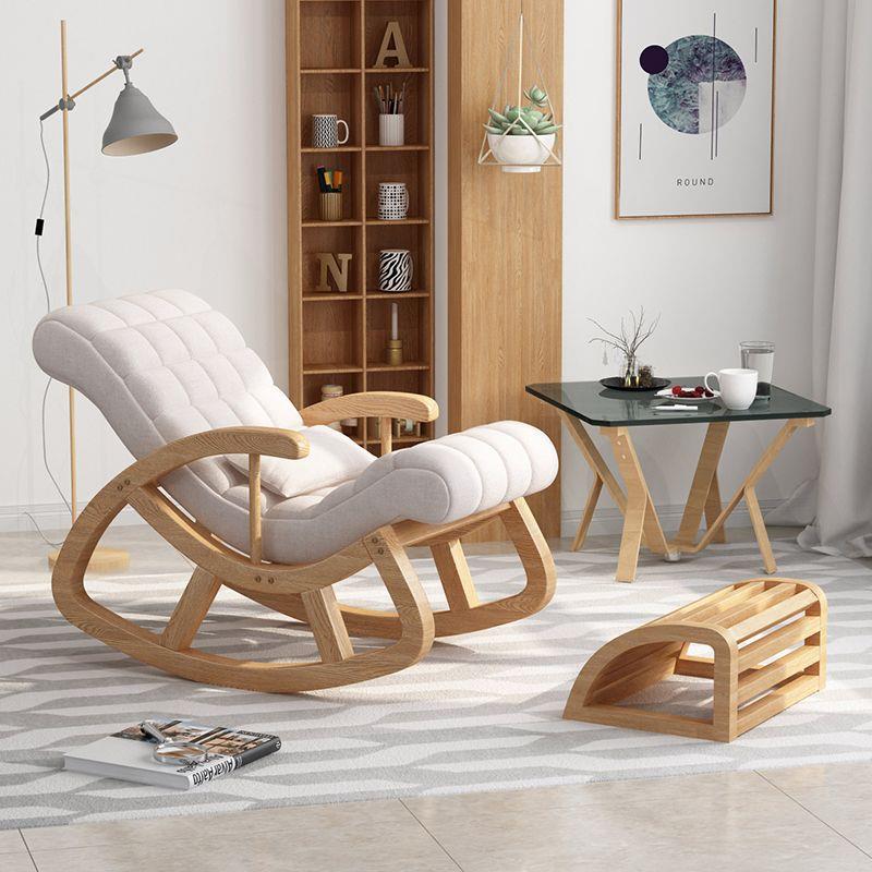 摇摇椅实木椅子摇摇椅小型迷你成人躺椅懒人沙发单人时尚摇椅可躺