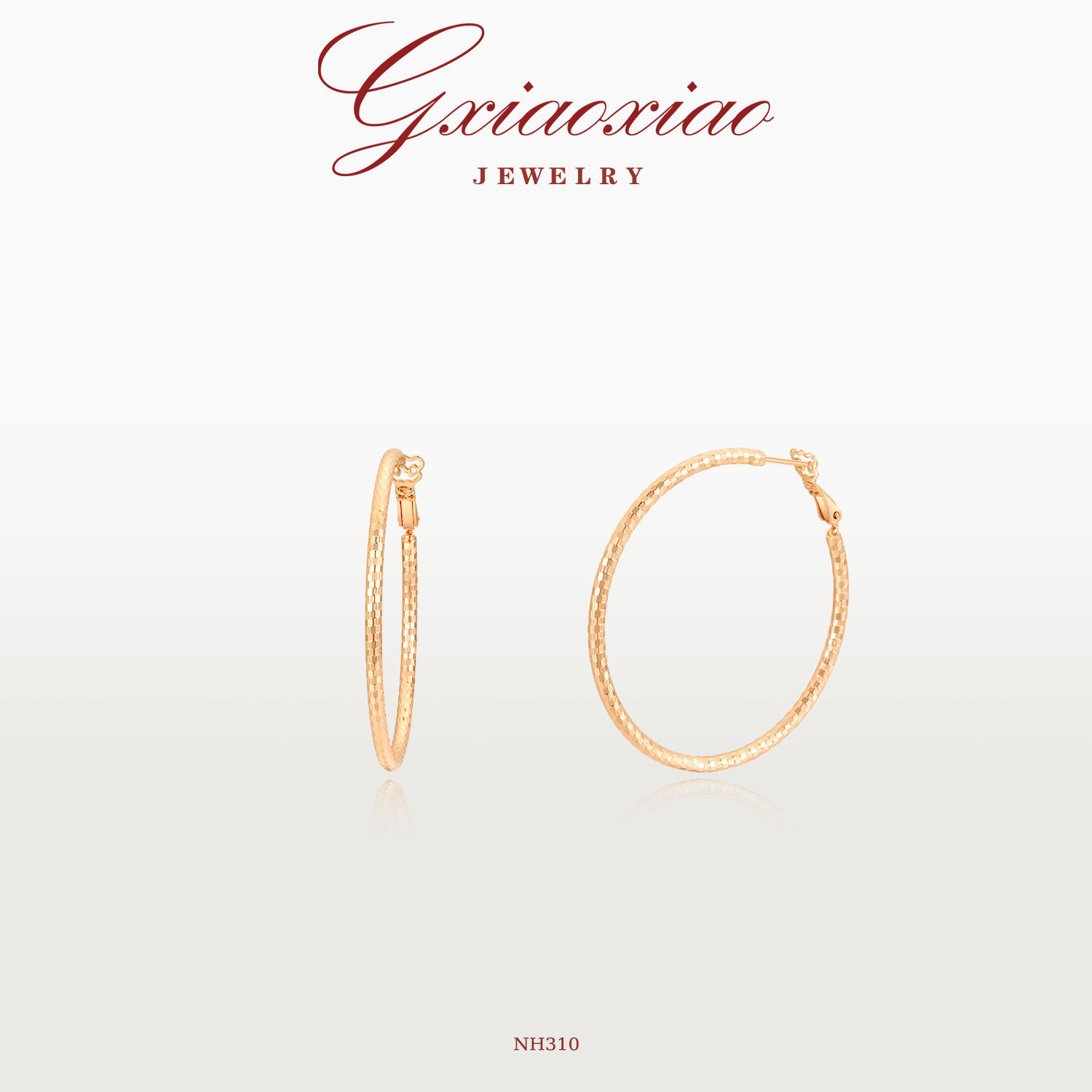 G XIAOXIAO 镀K金 气质时尚优雅简约百搭大C圈耳环 NH309 NH310,饰品/流行首饰/时尚饰品新,耳环,淘宝优惠券,粉丝福利购,淘宝优惠卷