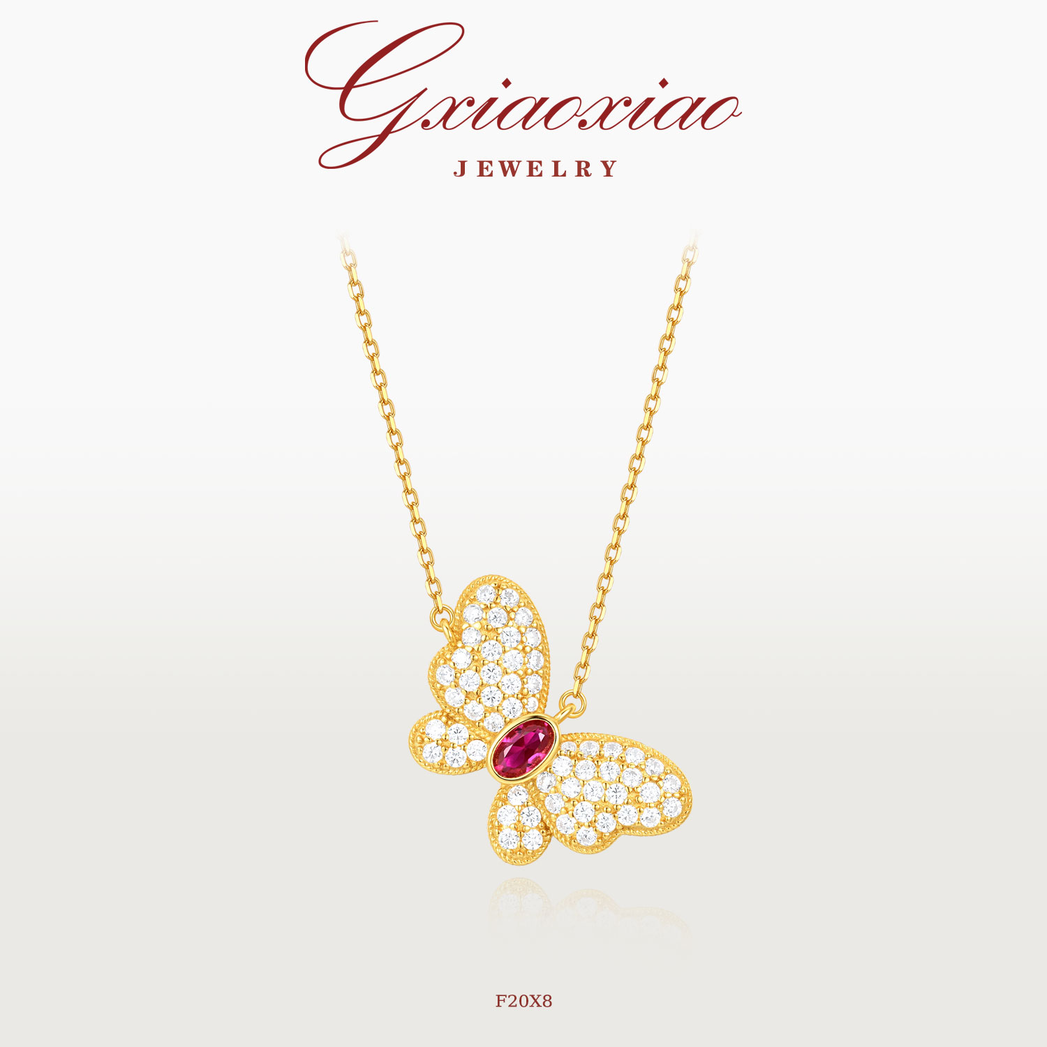 GXIAOXIAO【金蝶绮梦】项链