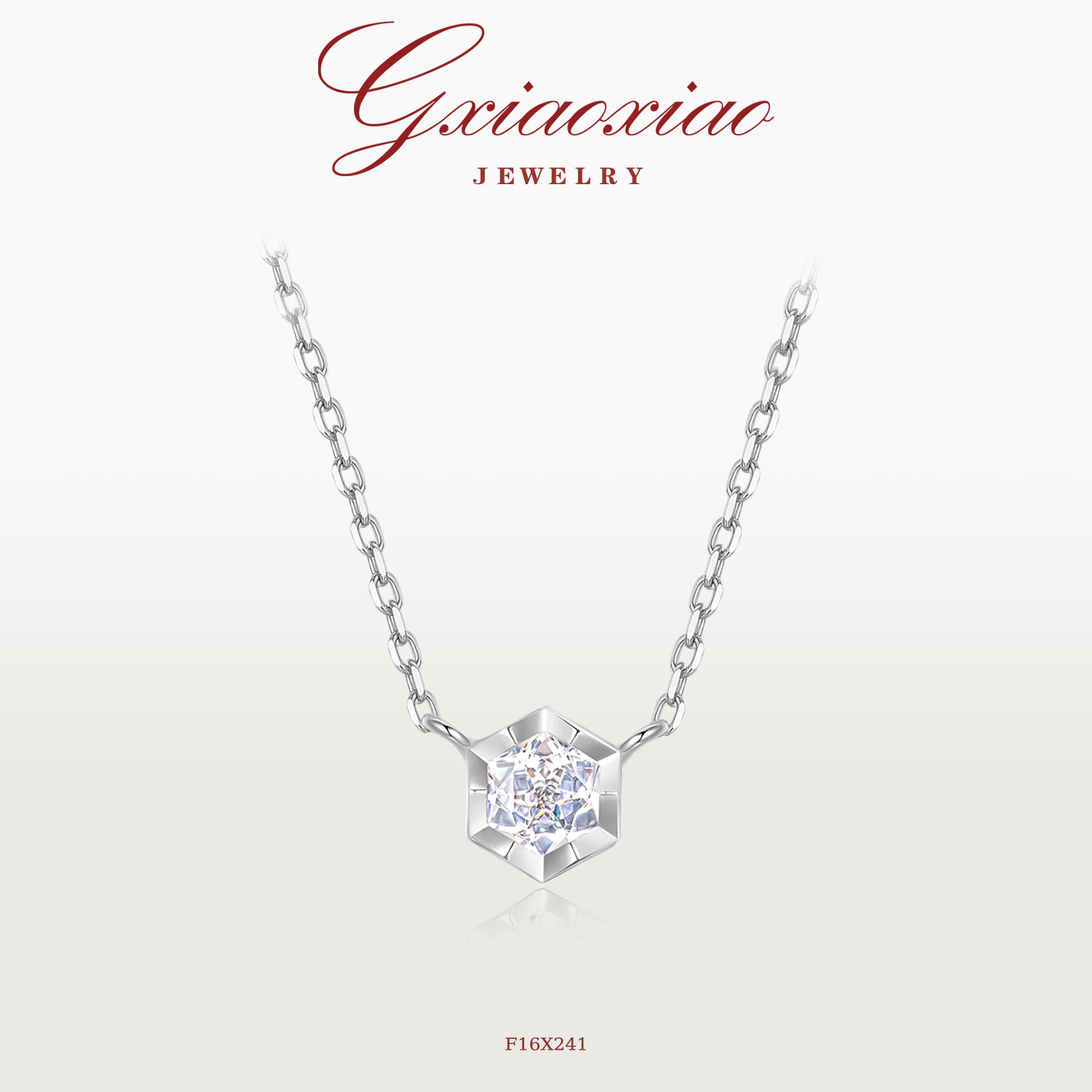 GXIAOXIAO法式蜂巢项链