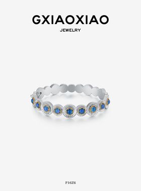 G XIAOXIAO【小雏菊】时尚气质百搭清双色手镯 F16Z6