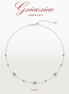 GXIAOXIAO双面小雏菊项链