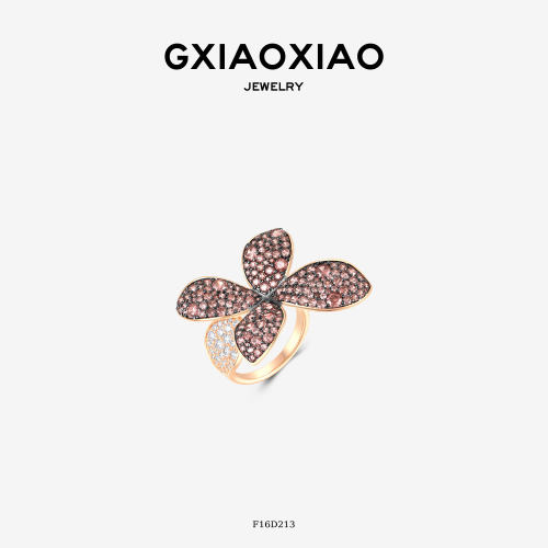 GXIAOXIAO花朵新年礼物戒指