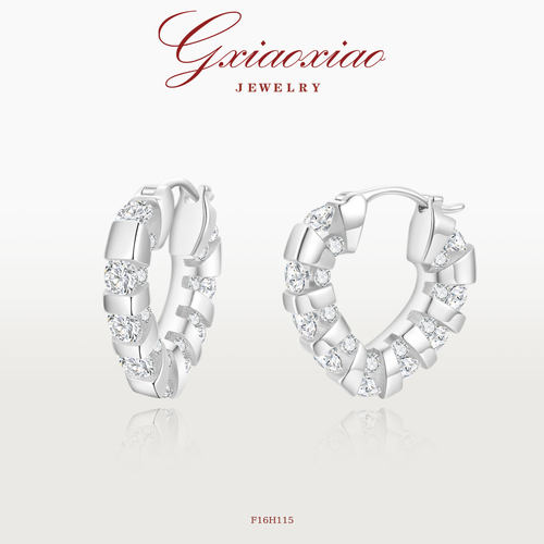 GXIAOXIAO灵动爱心耳环