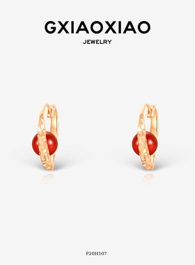 G XIAO XIAO气质时尚高级个性百搭爱心耳环 F20H107