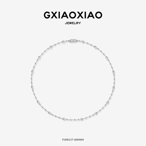 GXIAOXIAO轻奢叠戴锁骨链女款