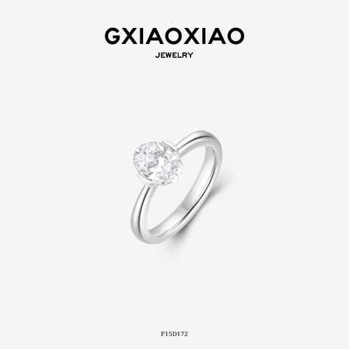 GXIAOXIAO高小小气质椭圆戒指