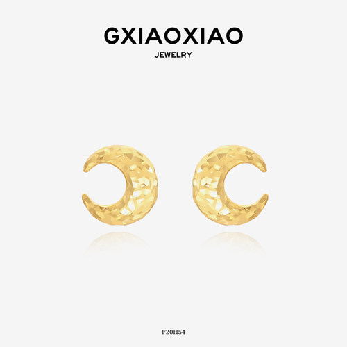 GXIAOXIAO高级百搭月亮耳环