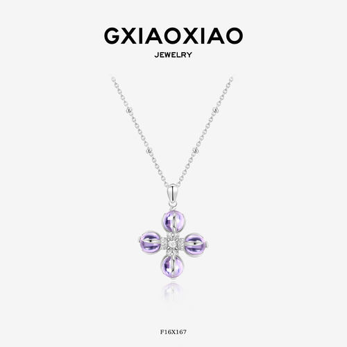 GXIAOXIAO棱光十字刚杵项链