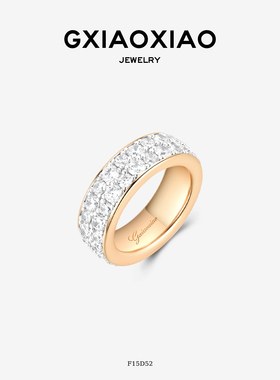 G XIAOXIAO 【满天星】轻奢气质时尚百搭满镶戒指 F15D52