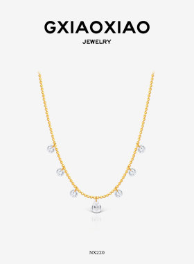 G XIAOXIAO 时尚气质高级通勤百搭水滴项链女 NX220 生日礼物