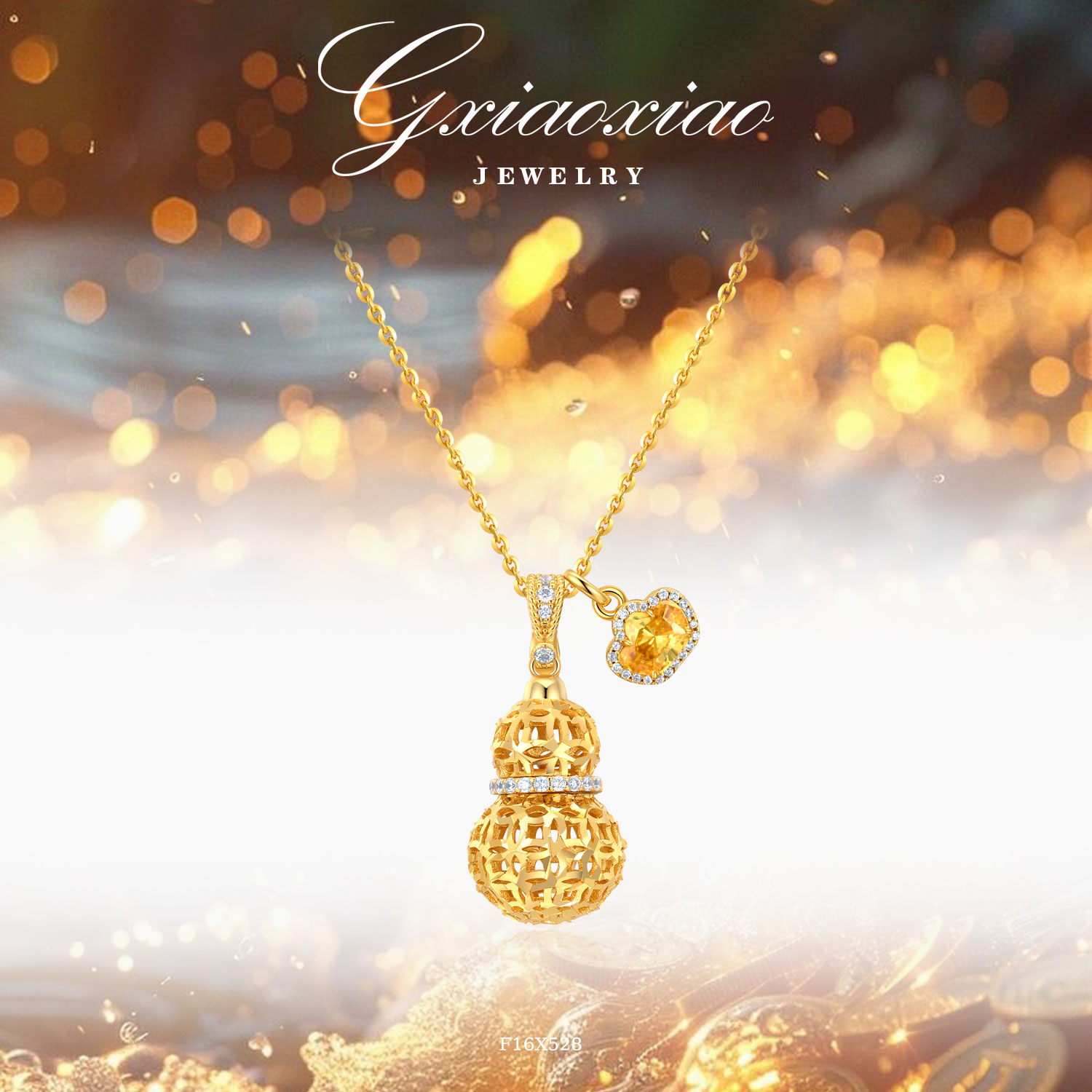 GXIAOXIAO【福禄金缠】项链