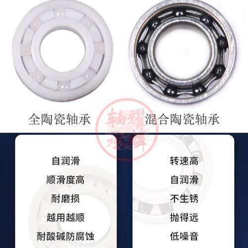 达瓦水滴轮进口陶瓷轴承PR100 CC80 CR80肉鸽 四弟子 飞鸽 火蜥蜴