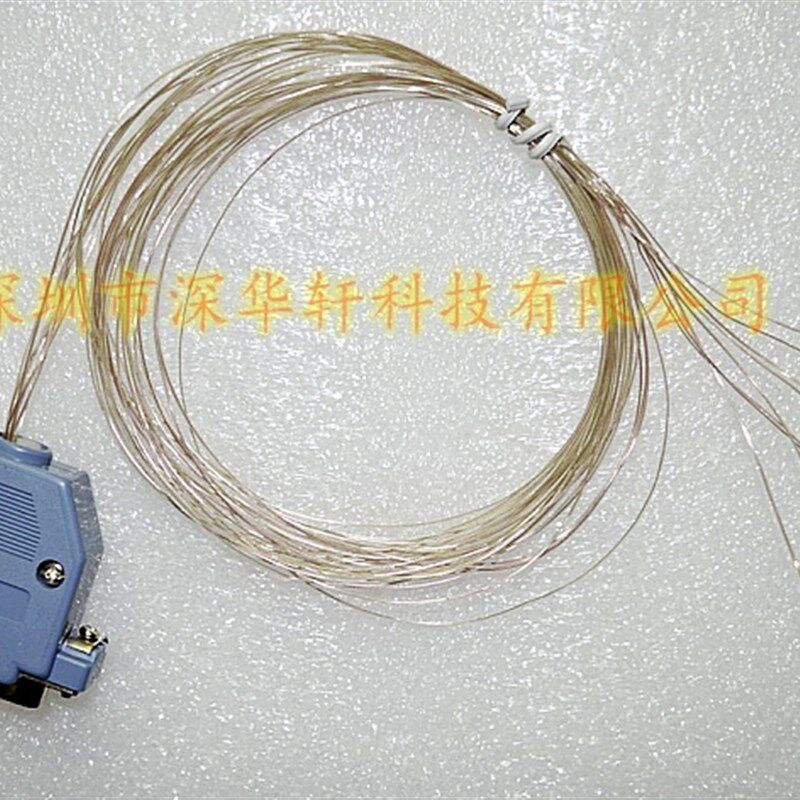 K或T型30根特氟龙热电偶铁氟龙外皮测温线8根每一根2米长0.254mm