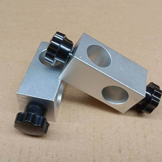 十字交叉固定夹实验器材铝合金杆连接件光轴固定夹具光学平板其他