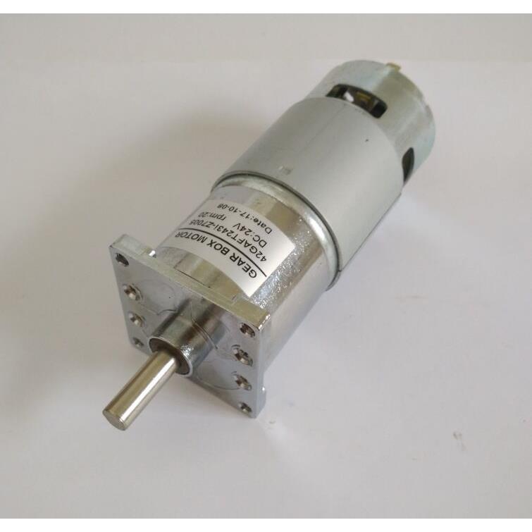 厂家供应微型直流马达 有刷直流减速电机 42GAF-775 方盖.