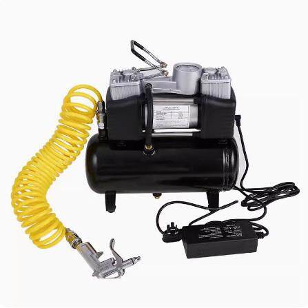 12v车载充气泵带储气罐 车用高压小型迷你空压机220v家用电动打气