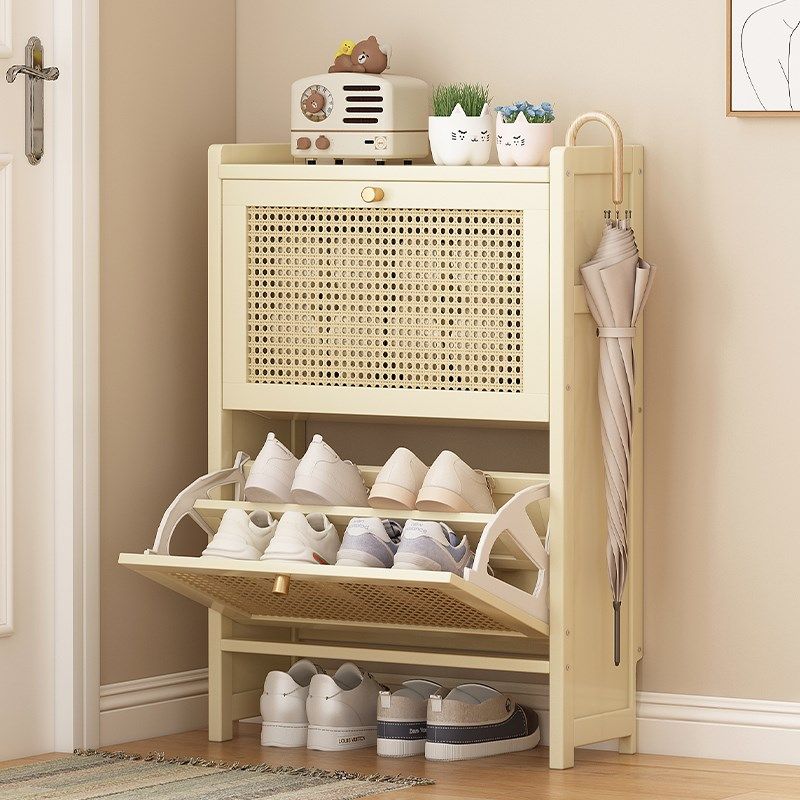 奶油风超薄鞋柜家用门口入户鞋子收纳神器非实木多层2024爆款鞋架,住宅家具,鞋柜,淘宝优惠券,粉丝福利购,淘宝优惠卷