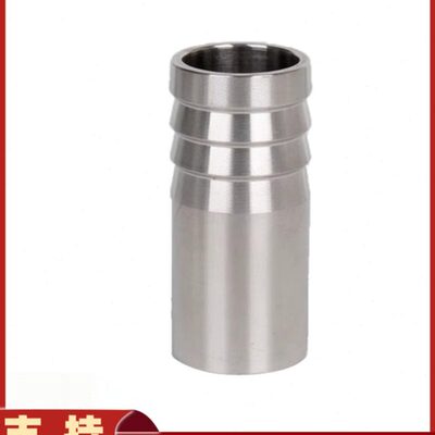 林4不锈钢竹宝塔接头卫生级节管水格30连接嘴皮焊接水管精车软管