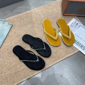 夏季 平底凉拖鞋 新品 2116 女珍珠人字拖A鞋 外穿时尚 女夹脚拖鞋 潮