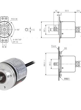 现货EP50S8-256-3F-N-24奥托尼克斯编码器50mm单圈绝对值编码器