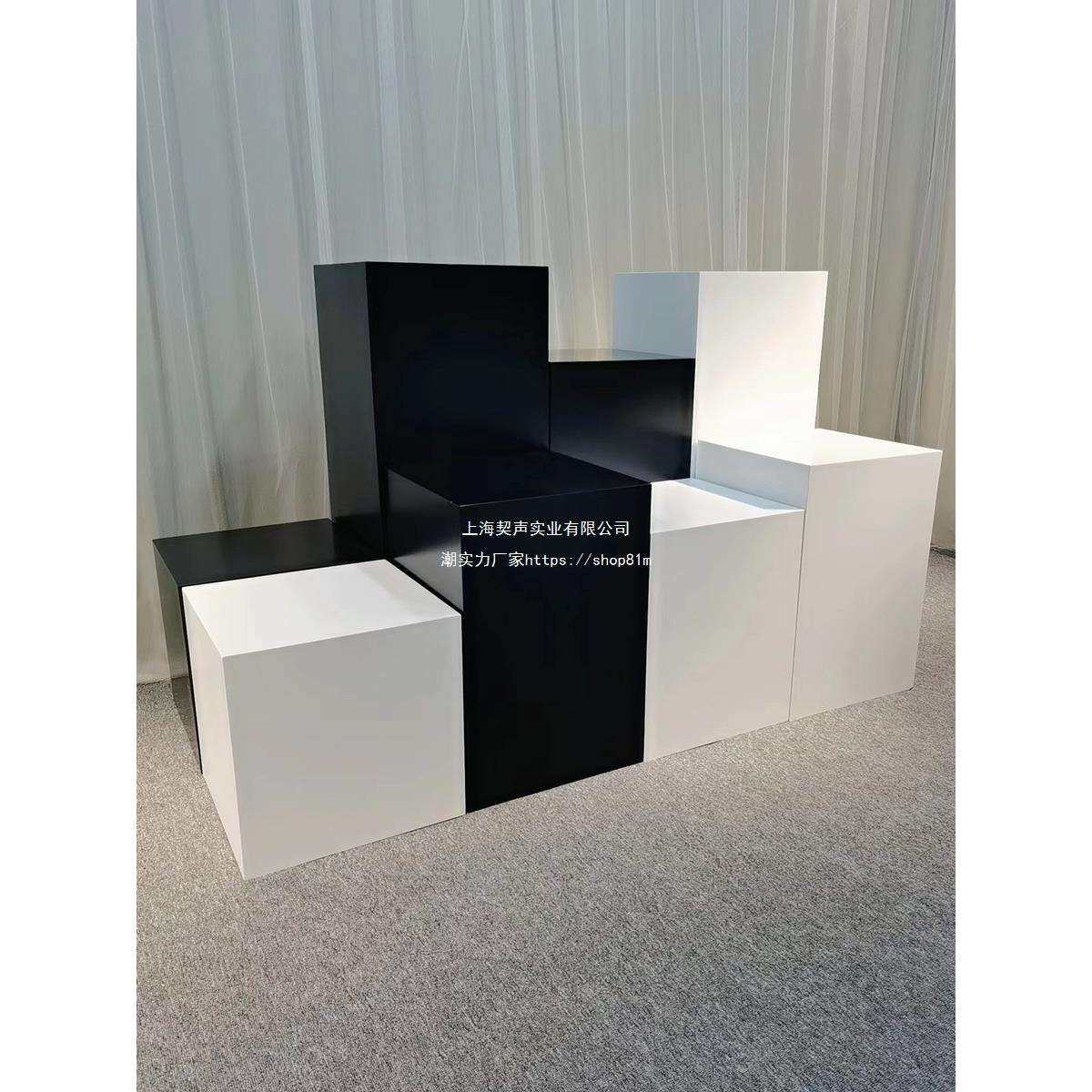 地台展台展示台服装店中导台摆件底座中岛台展示柜烤漆陈列垒德株