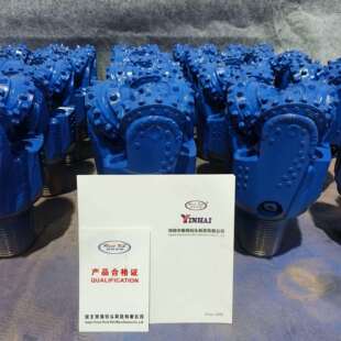 银海钻头厂家供应 6”地热井三牙轮钻头 橡胶密封三牙轮钻头